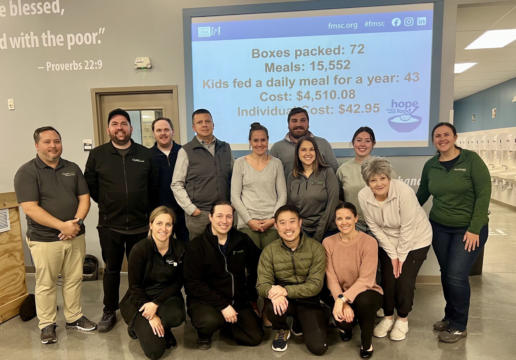 Packing Meals at Feed My Starving Children